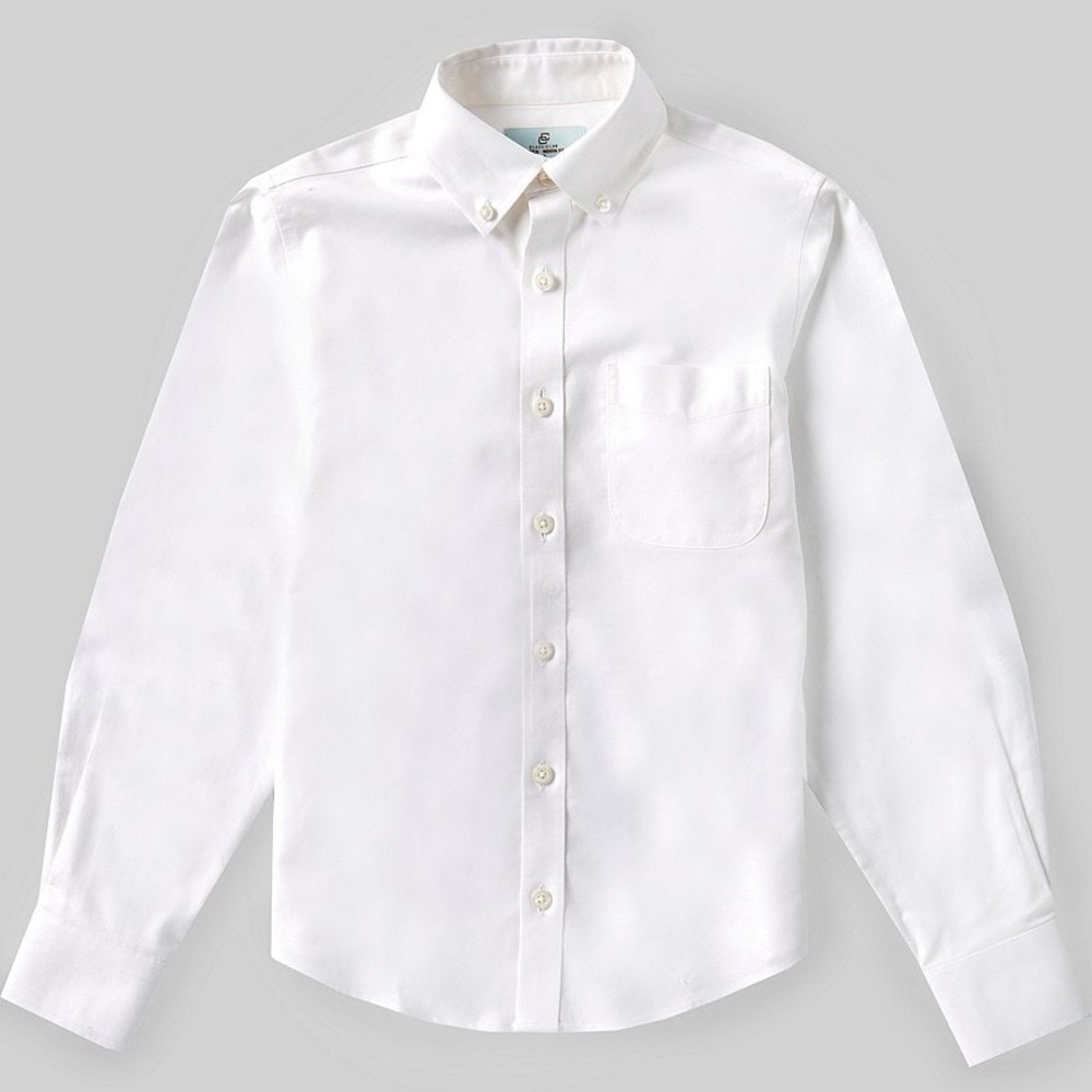 Class Club Big Boys Long Sleeve Stretch Oxford Dress Shirt